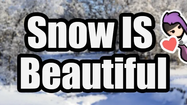 Snow IS Beautiful!