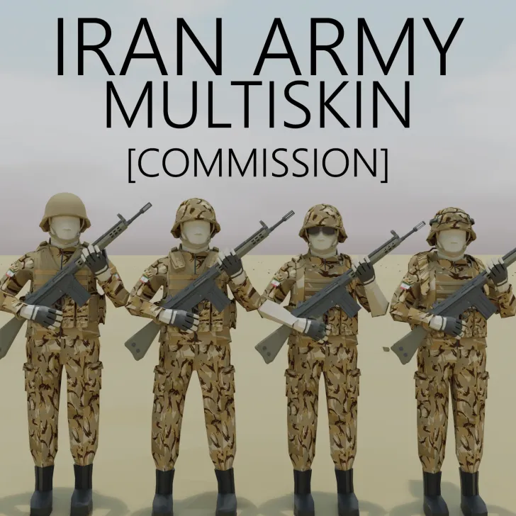 Iran Army Multiskin [COMMISSION]