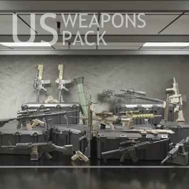 US Weapons Pack