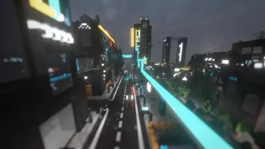 Cyberpunk Mini City. (Complete) 2