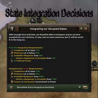 Realistic State Integration