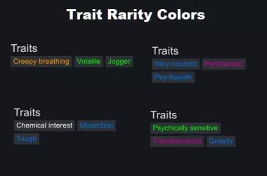 Trait Rarity Colors