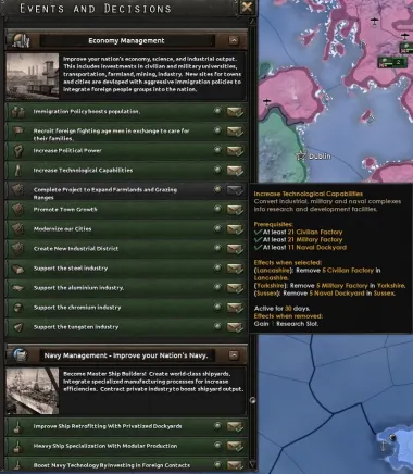 Economy and Military Decisions 3