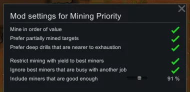 Mining Priority 0