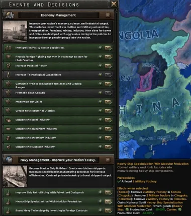 Economy and Military Decisions 2