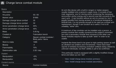 Combat modules 1