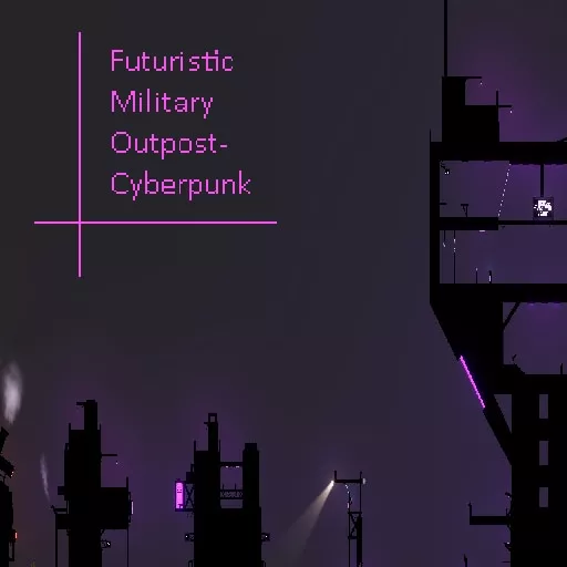 Futuristic Military Outpost - Cyberpunk