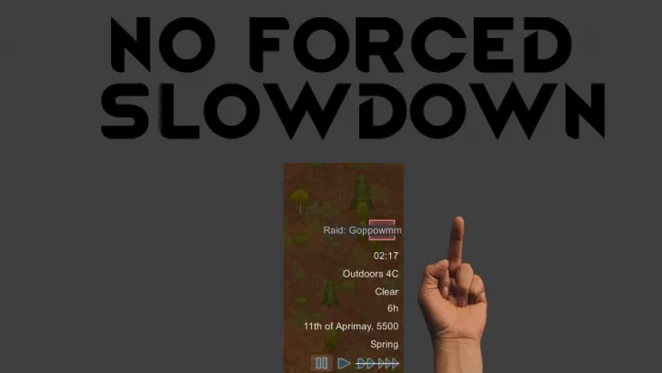 No Forced Slowdown