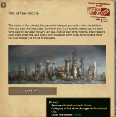 OWB: Restoring cities 1