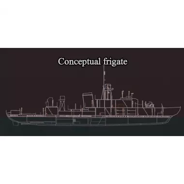 Conceptual frigate