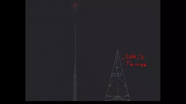 820 feets Radio Tower Destructable 2