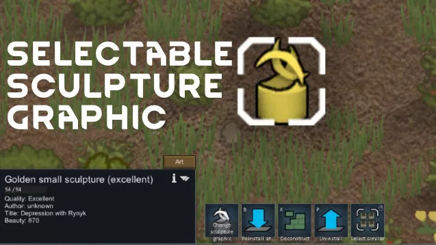 Selectable Sculpture Graphic