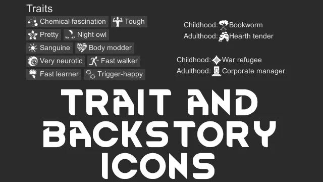 Trait and Backstory Icons