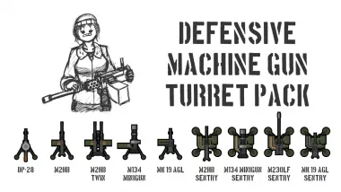 Defensive Machine Gun Turret Pack 0