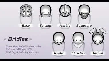 Stylized Slave Collars and Headgears 1