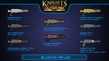Star Wars KotOR Weapons and Armor 4