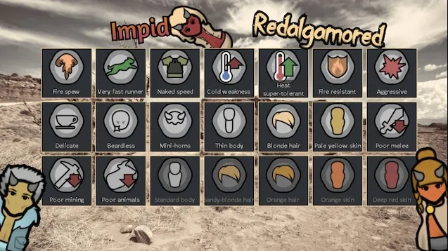 Impid Vanilla race reworked